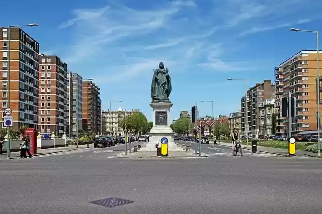 Free download Grand Avenue Hove Queen Victoria -  free free photo or picture to be edited with GIMP online image editor