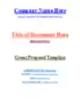 Free download Grant Proposal Template DOC, XLS or PPT template free to be edited with LibreOffice online or OpenOffice Desktop online