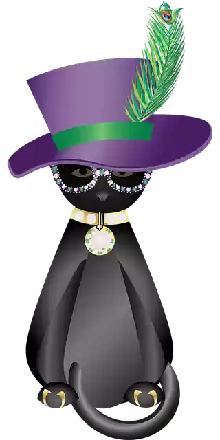 Free download Graphic Pimp Cat BlackFree vector graphic on Pixabay free illustration to be edited with GIMP online image editor
