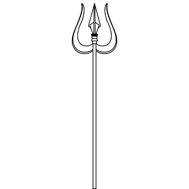 Free download Graphic Trident Shiva - Free vector graphic on Pixabay free illustration to be edited with GIMP free online image editor