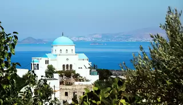 Free download greece kos church orthodox sea free picture to be edited with GIMP free online image editor
