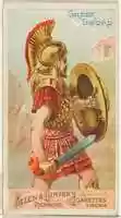 Free download Greek Sword, from the Arms of All Nations series (N3) for Allen & Ginter Cigarettes Brands free photo or picture to be edited with GIMP online image editor