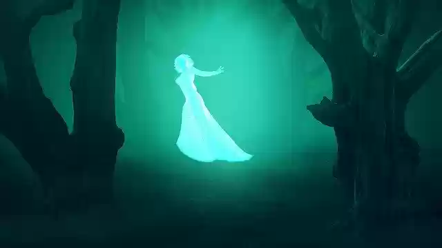 Free download Green Forest Night -  free illustration to be edited with GIMP free online image editor
