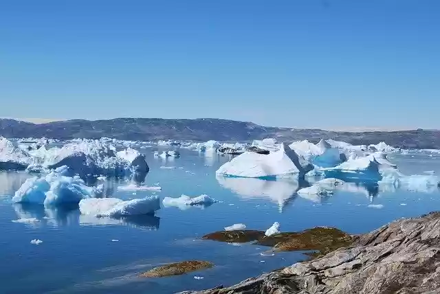 Free download Greenland Iceberg Fjord -  free photo or picture to be edited with GIMP online image editor