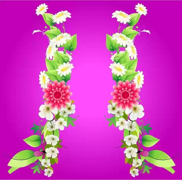 Free download Green Leaf Flower Background -  free illustration to be edited with GIMP free online image editor
