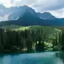 Green mountain lake  screen for extension Chrome web store in OffiDocs Chromium