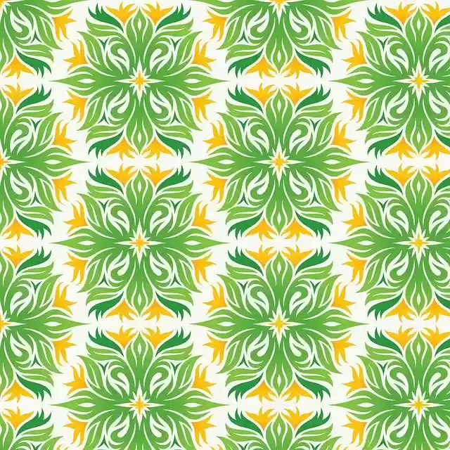 Free download Green Pattern Retro -  free illustration to be edited with GIMP free online image editor