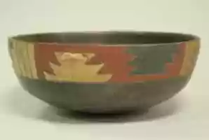 Free download Greyware Bowl with Incised Geometric Patterns free photo or picture to be edited with GIMP online image editor