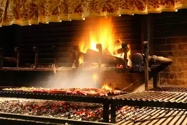 Free download Grid Embers Barbecue -  free photo or picture to be edited with GIMP online image editor