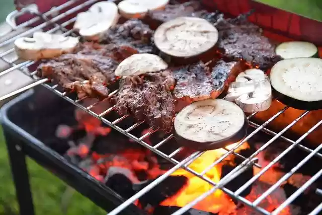 Free download Grill Eating Fire -  free photo or picture to be edited with GIMP online image editor