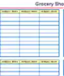 Téléchargement gratuit du modèle de liste de courses Modèle Microsoft Word, Excel ou Powerpoint pouvant être modifié gratuitement avec LibreOffice en ligne ou OpenOffice Desktop en ligne