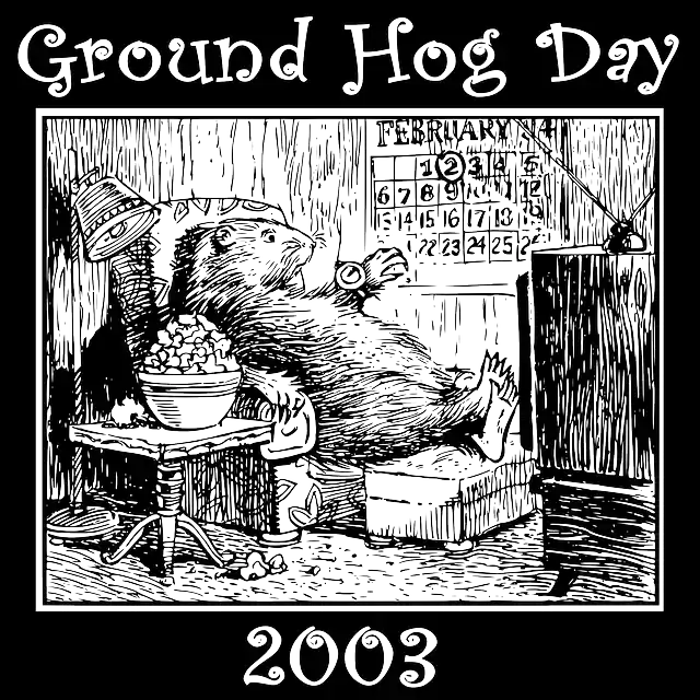 Free download Ground Hog Day - Free vector graphic on Pixabay free illustration to be edited with GIMP free online image editor