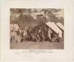Free download Group at Secret Service Department, Headquarters, Army of the Potomac, Antietam, October 1862 free photo or picture to be edited with GIMP online image editor