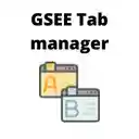 GSEE Tab Manager  screen for extension Chrome web store in OffiDocs Chromium