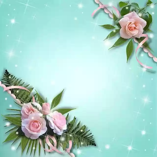 Free download Guestbook Background Flowers -  free illustration to be edited with GIMP free online image editor