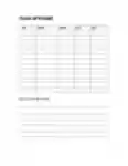 Téléchargement gratuit d'un exemple de modèle de liste d'invités DOC, XLS ou PPT à éditer gratuitement avec LibreOffice en ligne ou OpenOffice Desktop en ligne