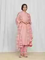 Free download GULSHAN Kurta Set Peach free photo or picture to be edited with GIMP online image editor