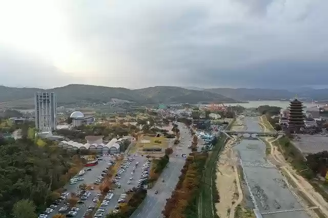 Free download Gyeongju South Korea Aerial View -  free free photo or picture to be edited with GIMP online image editor