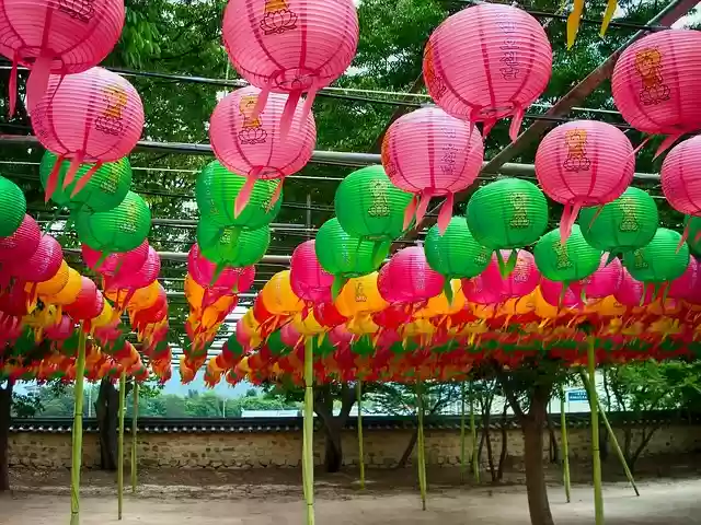 Free download gyeong ju south korea lanterns free picture to be edited with GIMP free online image editor