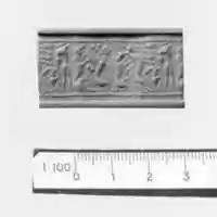 Free download Haematite cylinder seal free photo or picture to be edited with GIMP online image editor