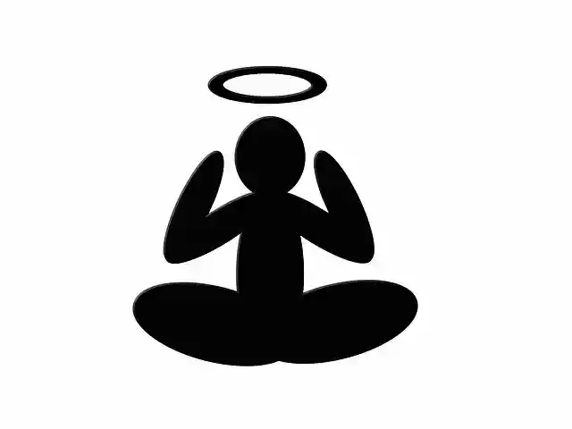 Free download Halo Figure Seated -  free illustration to be edited with GIMP free online image editor