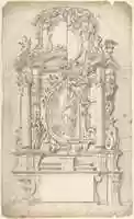 Free download Halved Variant Designs for un Altar with the Virgin of the Immaculate Conception in the Central Cartouche free photo or picture to be edited with GIMP online image editor