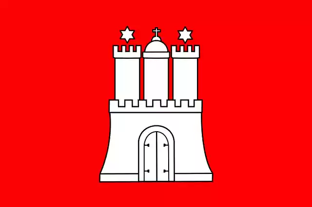 Free download Hamburg Flag Germany - Free vector graphic on Pixabay free illustration to be edited with GIMP free online image editor