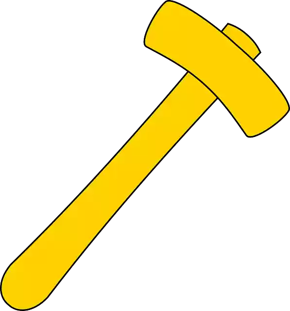 Free download Hammer Tool Yellow - Free vector graphic on Pixabay free illustration to be edited with GIMP free online image editor