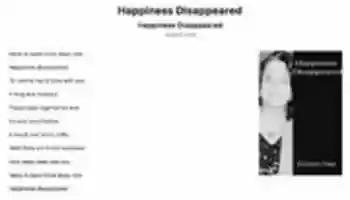 Free download Happiness Disappeared free photo or picture to be edited with GIMP online image editor
