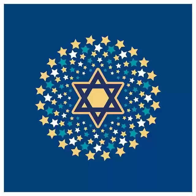 Free download Happy Hanukkah Starry Sky Midnight -  free illustration to be edited with GIMP online image editor