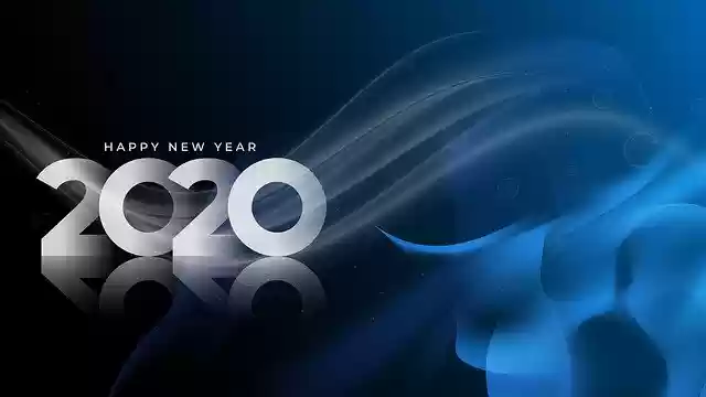 Free download Happy New Year 2020 Jahreswechsel -  free illustration to be edited with GIMP free online image editor