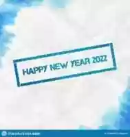 Free download Happy New Year 2022 rectangular stamp free photo or picture to be edited with GIMP online image editor