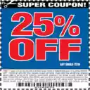 Harbor Freight Coupons  screen for extension Chrome web store in OffiDocs Chromium