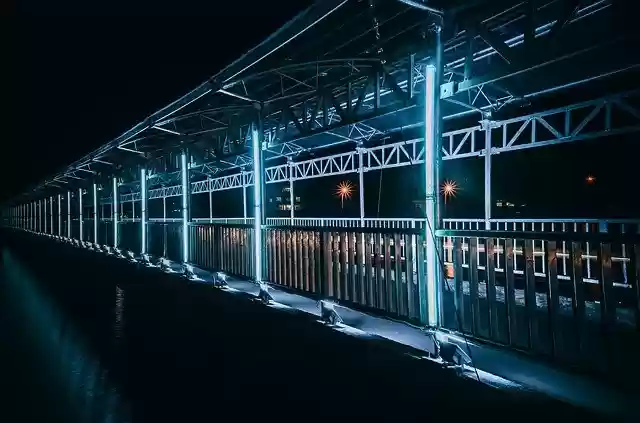 Free download harbour bridge photo light evening free picture to be edited with GIMP free online image editor