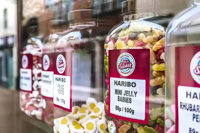 Free download haribo sweets gummy bear candies free picture to be edited with GIMP free online image editor