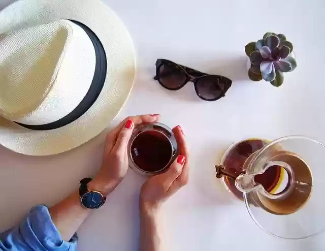 Free download Hat Hands Cup free photo template to be edited with GIMP online image editor