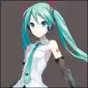 Hatsune Miku Footer  screen for extension Chrome web store in OffiDocs Chromium