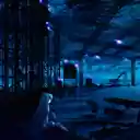 Hatsune Miku: Night stage theme 1366x768  screen for extension Chrome web store in OffiDocs Chromium