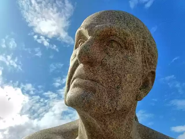 Free download Head Face Granite Vigeland -  free free photo or picture to be edited with GIMP online image editor