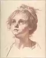 Free download Head of a Girl Looking Up free photo or picture to be edited with GIMP online image editor