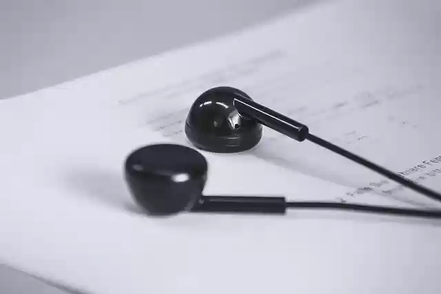 Free download Headphones Listening Communication free photo template to be edited with GIMP online image editor