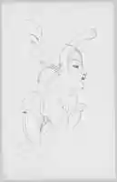 Free download Heads and Faces of Javanese Dancers (from Sketchbook of Javanese Dancers) free photo or picture to be edited with GIMP online image editor