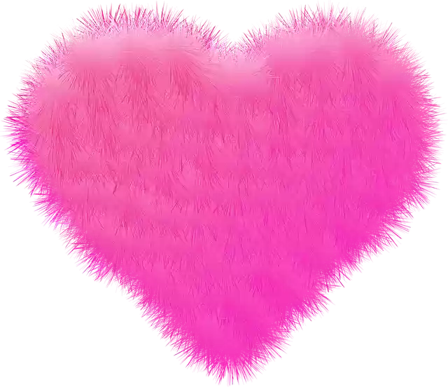 Free download Heart Furry Fluffy -  free illustration to be edited with GIMP free online image editor