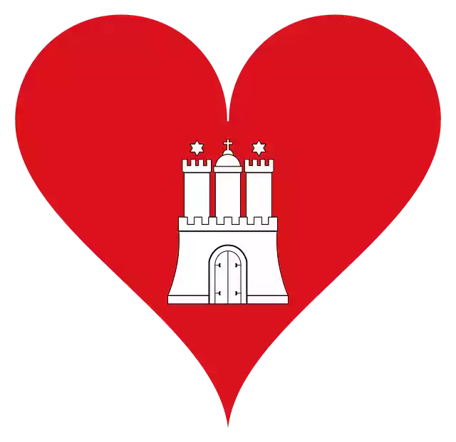 Free download Heart Love Castle -  free illustration to be edited with GIMP free online image editor