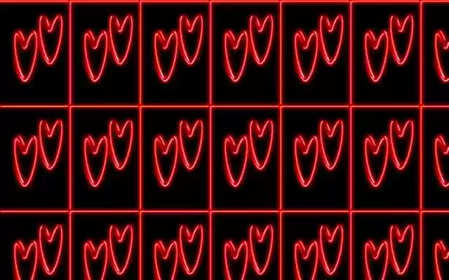 Free download Hearts Neon Background Love -  free illustration to be edited with GIMP free online image editor