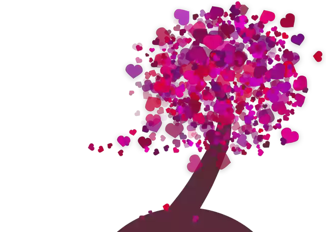Free download Heart Tree Love -  free illustration to be edited with GIMP free online image editor