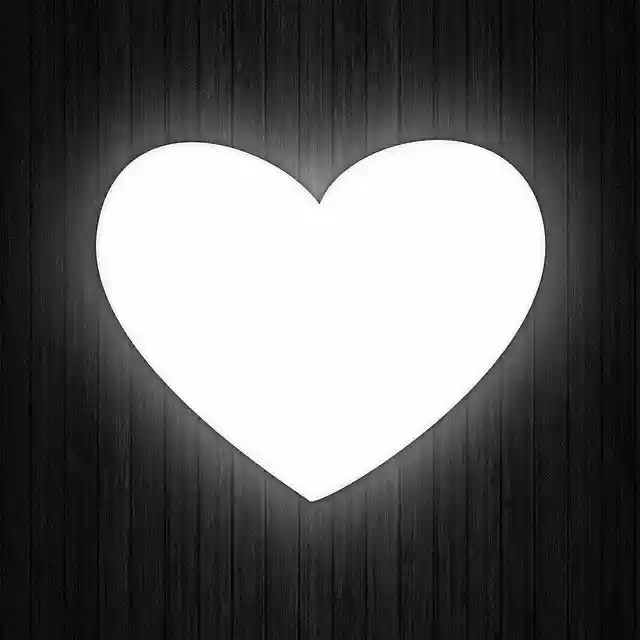 Free download Heart White Background -  free illustration to be edited with GIMP free online image editor