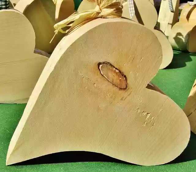 Free download Heart Wood Decoration -  free free photo or picture to be edited with GIMP online image editor