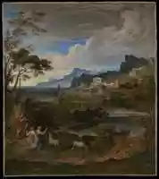 Free download Heroic Landscape with Rainbow free photo or picture to be edited with GIMP online image editor