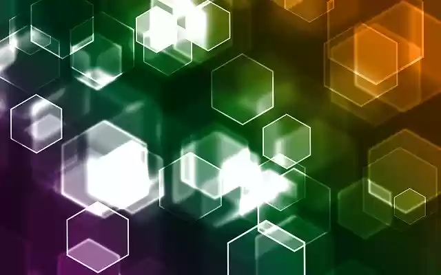 Free download Hexagon Bokeh Effect -  free illustration to be edited with GIMP free online image editor